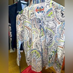 Robert Graham men’s long sleeve shirt XL